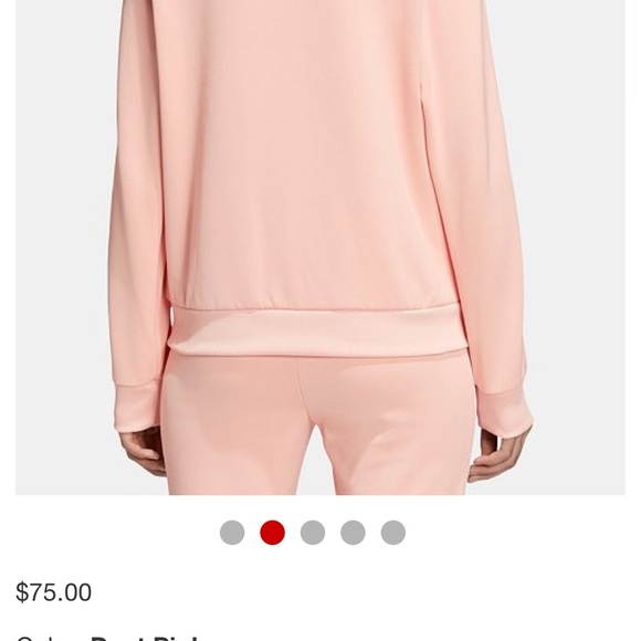 adidas originals adicolor three stripe track jacket in pink